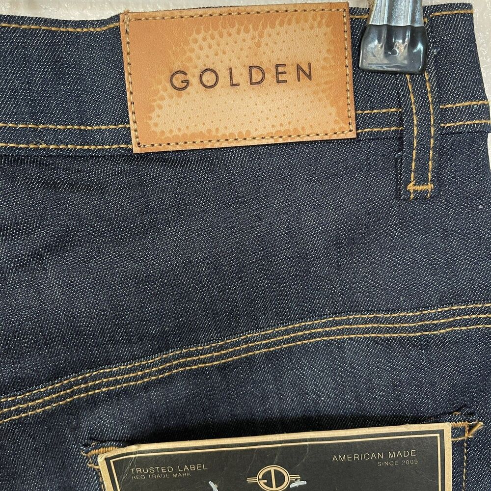 NEW Golden Denim Men’s Jogger Jeans Size 30 Made in USA - Picture 4 of 8